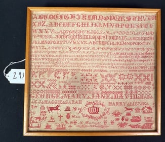 Authentic "Bristol" Orphanage Sampler C.1882