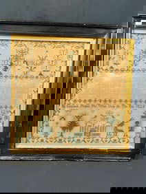 An 1826 Sampler By Elizabeth Ankers Age 12