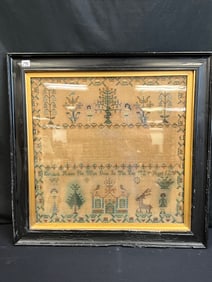An 1826 Sampler By Elizabeth Ankers Age 12