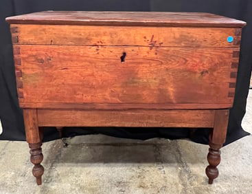 A Southern Sugar or Dowery Chest On Feet
