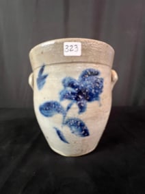 An Early Stoneware Doubled Handled Pot c.1850/60's