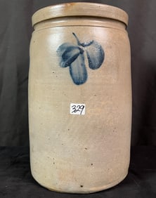 Two Storage Crocks One By C. Hermann & Co. Milwaukee