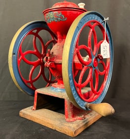 A Small Enterprise Countertop Double Wheeled Coffee Grinder