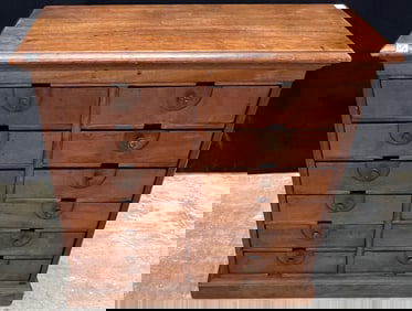 Walnut Victorian 12-Drawer File