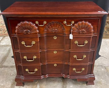 A Pennsylvania House Shell Carved Four Drawer Chest