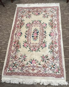 A Hand Made Genuine Oriental Wool Rug