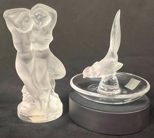 Lalique "La Faun" Crystal Figurine c1960's, More!