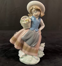 3 Vintage Porcelain Lladro Figurines