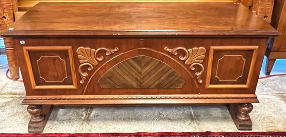 Cedar Lined Jacobean Style Chest c. 1920s