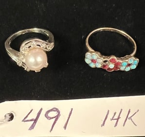 Two 14K Gold Rings