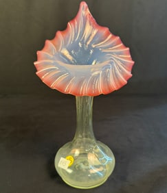 Victorian Jack in Pulpit Art Glass Vase