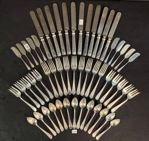 Edwardian Sterling Flatware Set