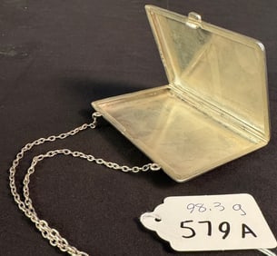 Sterling Edwardian Ladies Coin Clutch