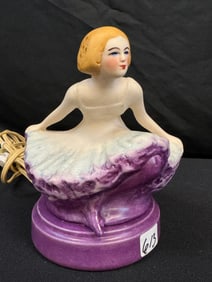 Fulper Ballerina Perfume Lamp c1920's