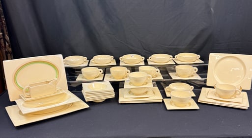 Clarice Cliff Biarritz Royal Staffordshire Dining Service, Serving Pieces, More!