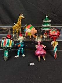 DeCarlini Vintage Italian Mouth Blown Ornaments, More! c1950's