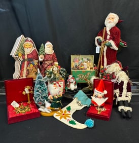 Large Group of Vintage Christmas Decorations c1970/80's
