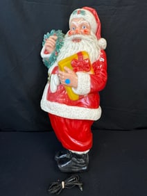 NOMA Flat Back Blow Mold Light up Santa C1951