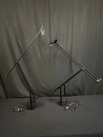 2 Artemide Tizio Lamps by Richard Sapper c1972