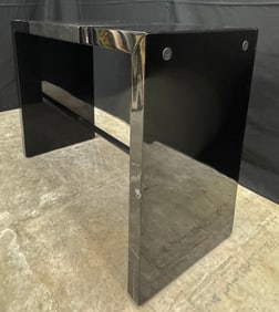 Post Modern Black Lacquer Desk C1980's