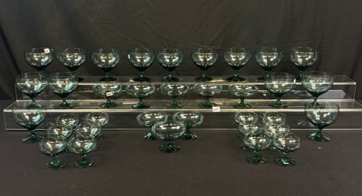 Russel Wright " American Modern" Seafoam Cocktail Glasses c1851