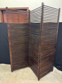 3 Panel Wood Room Divider