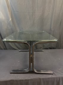 MCM Norwegian Siesta Glass Side Tabel By Ingmar Relling For Westnofa
