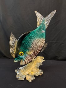 Archimide Seguso Style Mid Century Murano Glass Fish of Important Size