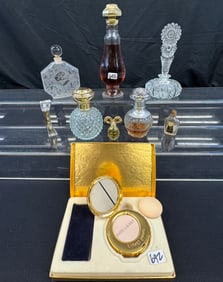 Group of Vintage Perfume bottles