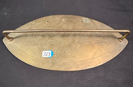 Solid Brass Wall Mount Neck Tie Holder