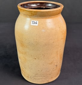 Signed Herman Milwaukee Storage Crock