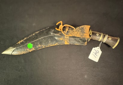 Antique Middle Eastern Knife in Sheaf