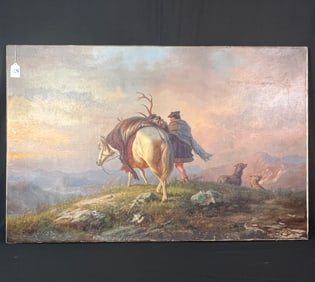 John Frederick Herring, SR. Oil on Canvas of Important size c1850/60's