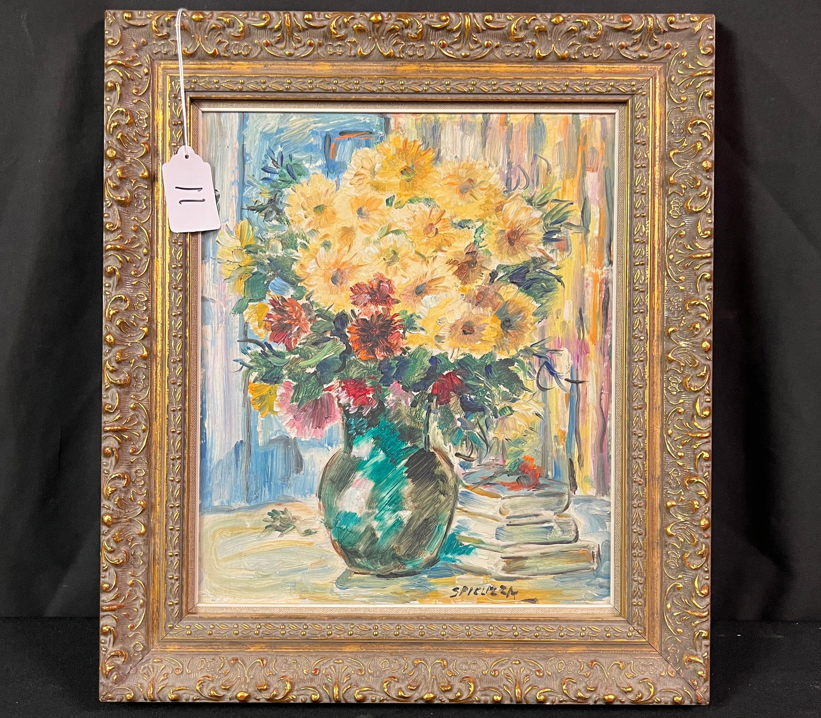 Francesco Spicuzza Oil on Board C1950's (1 of 7)