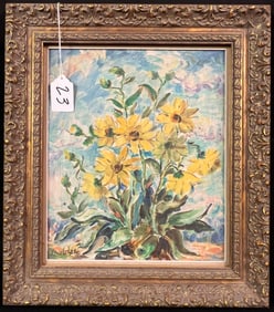 Francesco Spicuzza Oil on Canvas Board C.1950's