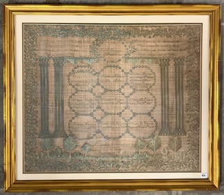 Peters Family Tree Early Sampler C1821