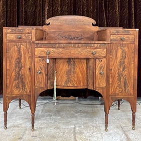 American Flamed Mahogany Sideboard C1780's