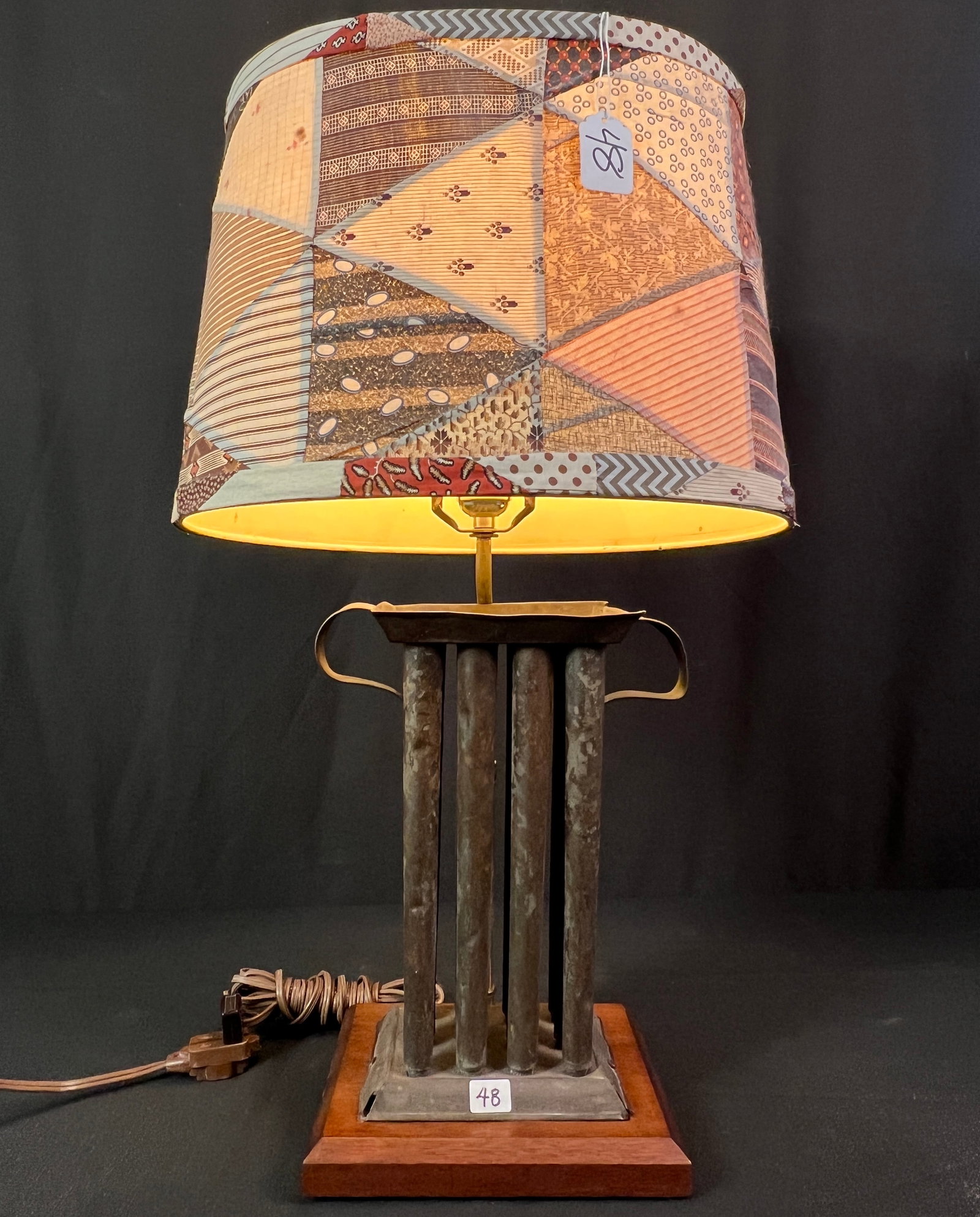 Early American Tin Candle Mold Lamp (1 of 5)