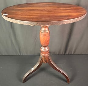 American Federal Mahogany Tilt Top Tea Table C 18th Century