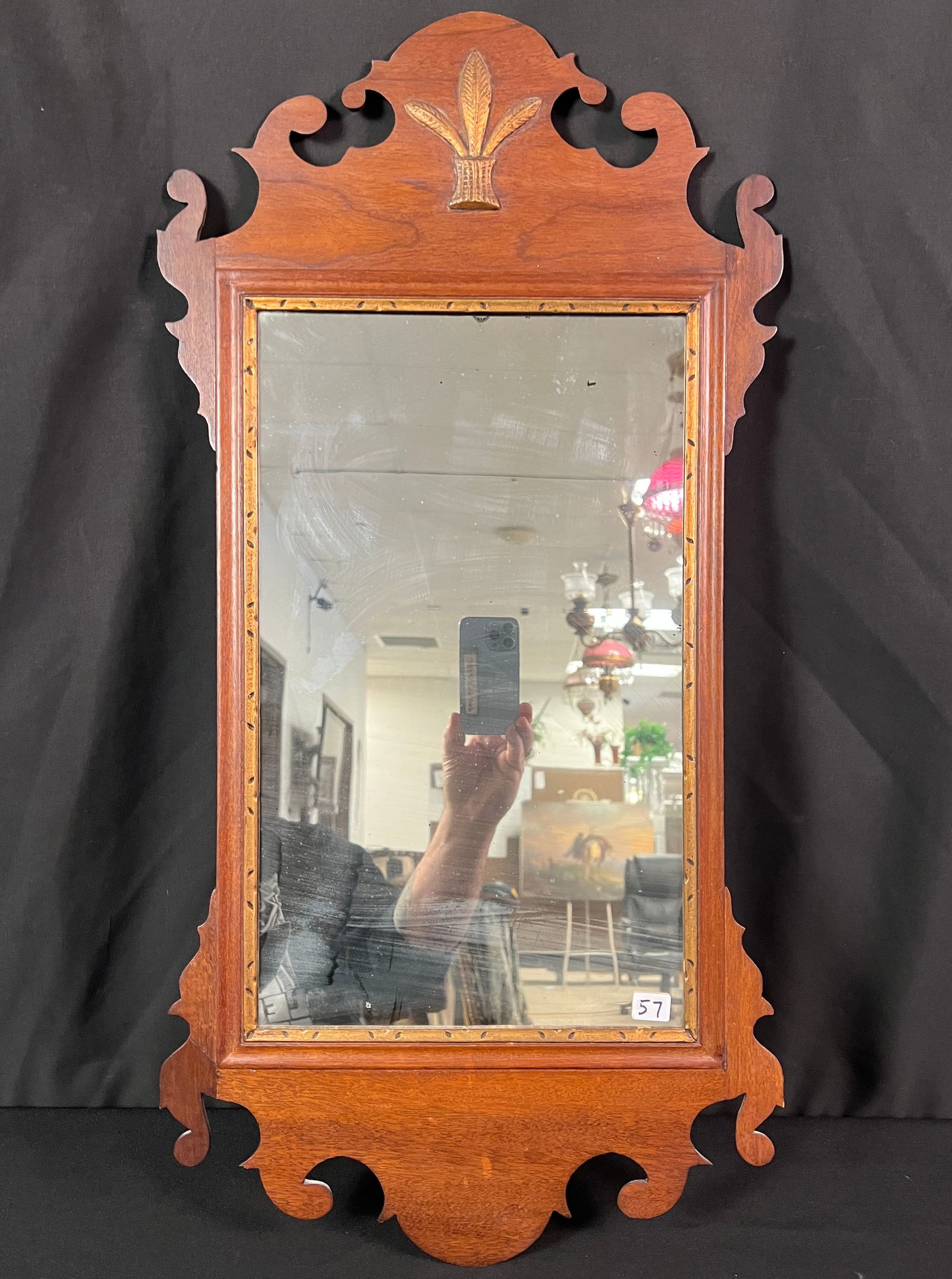 Chippendale Mahogany Mirror C1770-1800 (1 of 5)