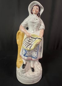 Staffordshire Statue Of Fishmonger c1850's