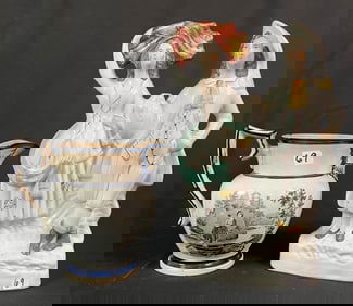 English Pottery Staffordshire Highlander Couple, More c1800's