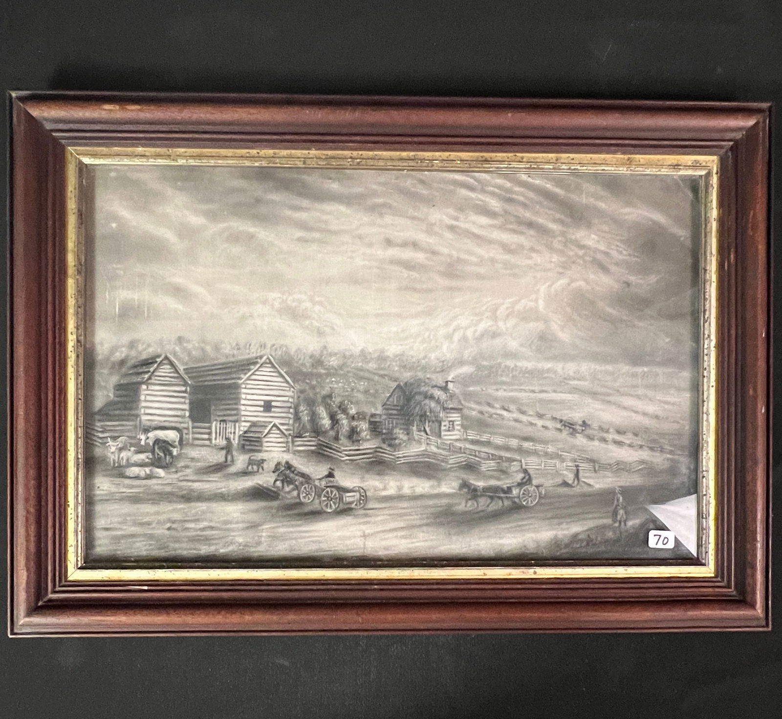 American Sand Painting of Great Plains C1840's (1 of 6)