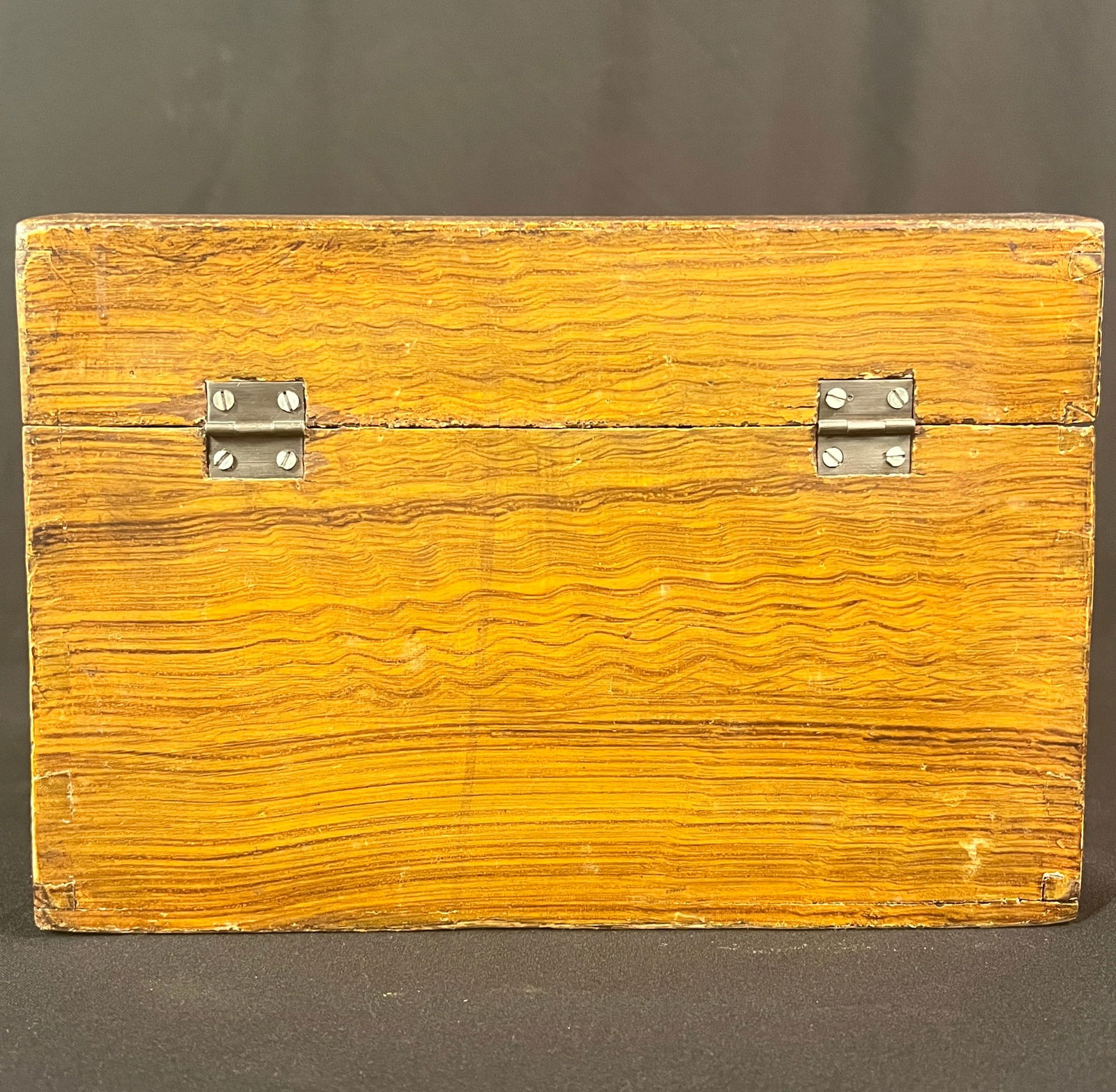 American Grain Painted Domed Document Box c1820/30 - 4