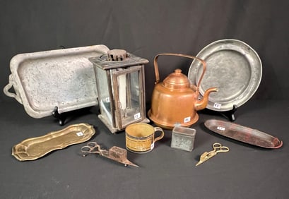 Group of Early Metalware C1700-1800's