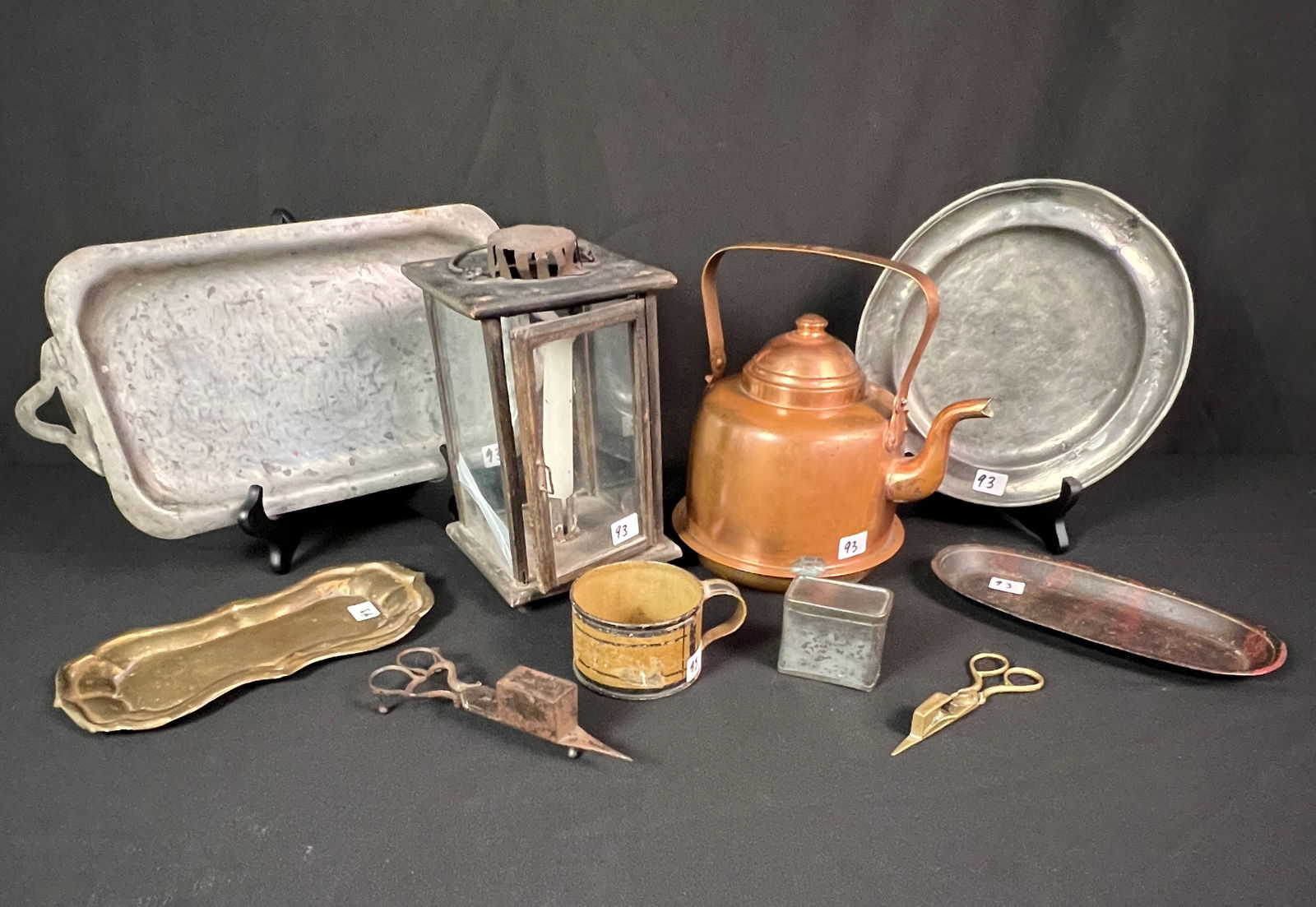 Group of Early Metalware C1700-1800's (1 of 8)