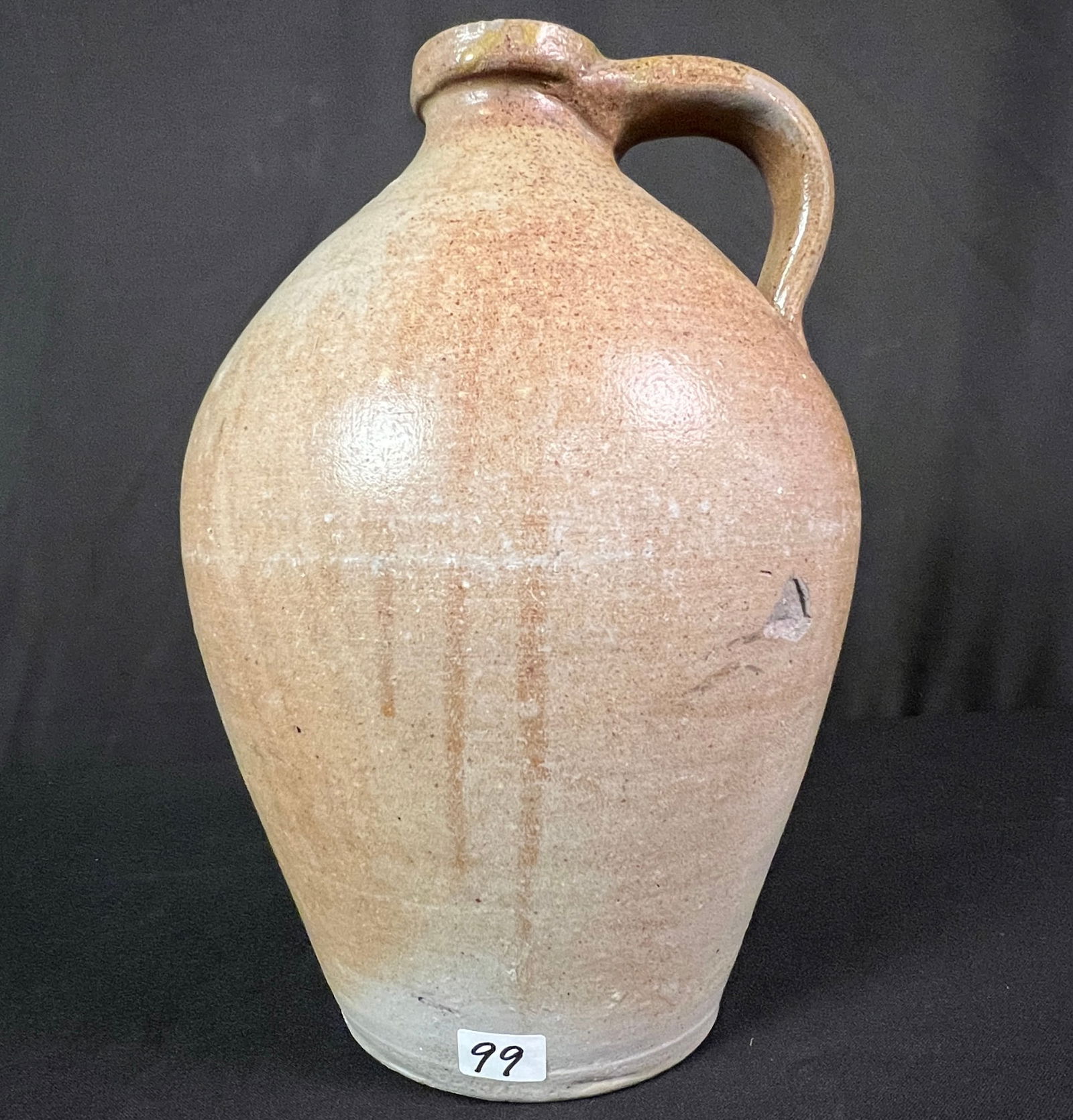P.H. Smith Ovoid 1 Gallon Whiskey Jug C1840/50's (1 of 9)