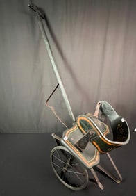 Antique Rosemaled Child's Pull Cart, c1800s