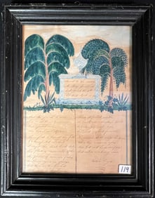 Watercolor Memento Mori, 1830s