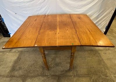 Early Pine Drop Leaf Table